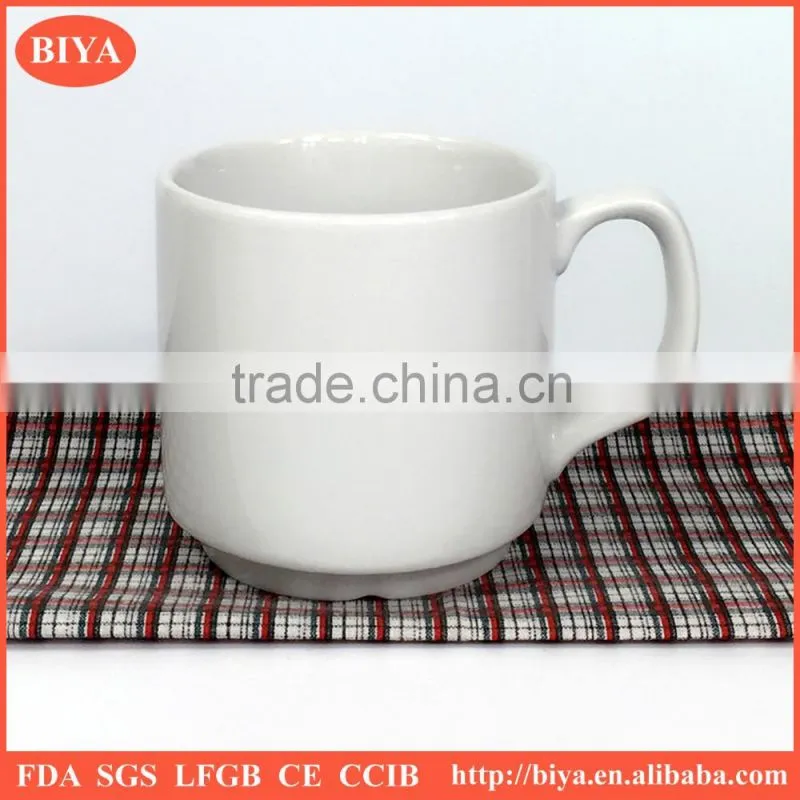 cup coffee black and white porcelain ceramic coffee mug Stacked Cup tea cup for promotion