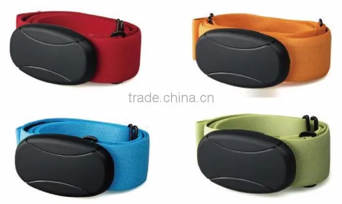 Bluetooth ANT+ and 5.3khz dual band heart rate sensor monitor with chest belt