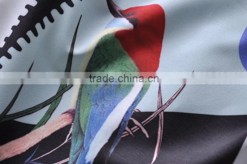 2014 Fashion stamp sharped embroidered irregular TOP & skirt (STOCK)