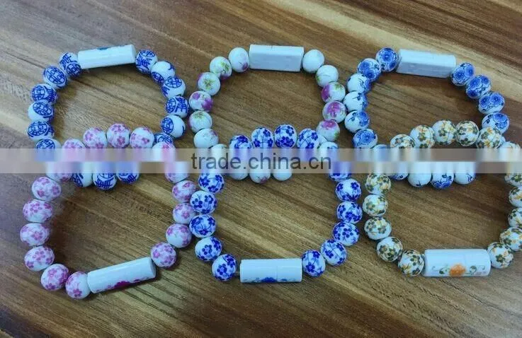 Creative ceramic bracelet charging cable for Iphone and Android