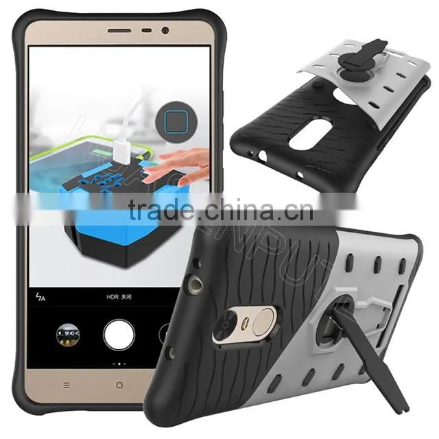 2016 ShockProof Tough Armour Heavy Duty Hybrid Case Kickstand Case for RedMi Note3