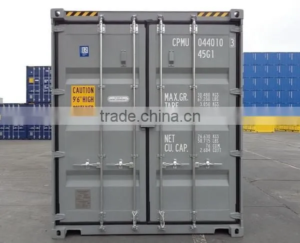 40ft high cube double door container