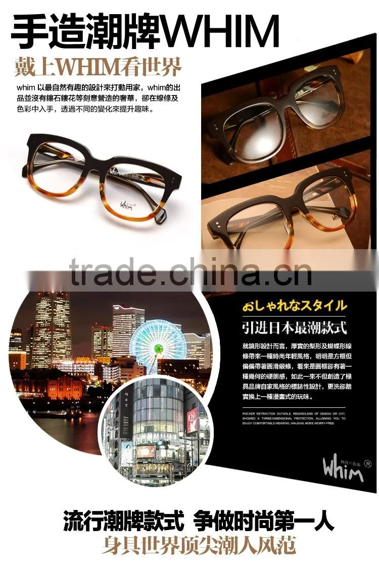 WHIM Retro Round Full Frame Handmade Acetate Glasses Frame