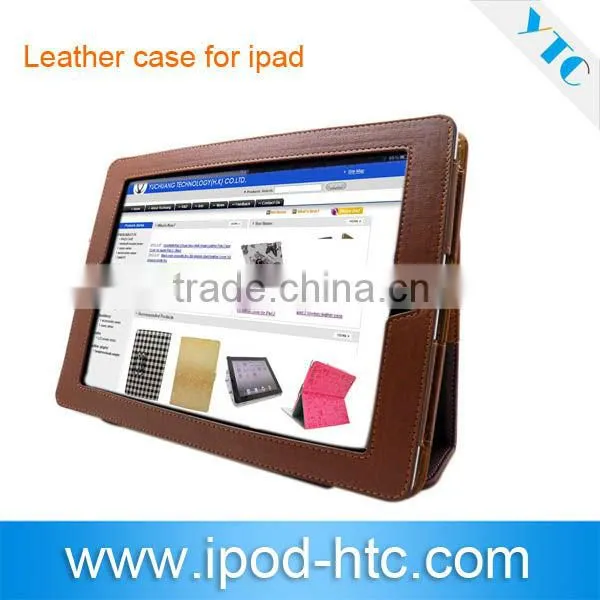 Newest ultra slim Leather case for ipad, for ipad leather case,Wholesale PU Leather case