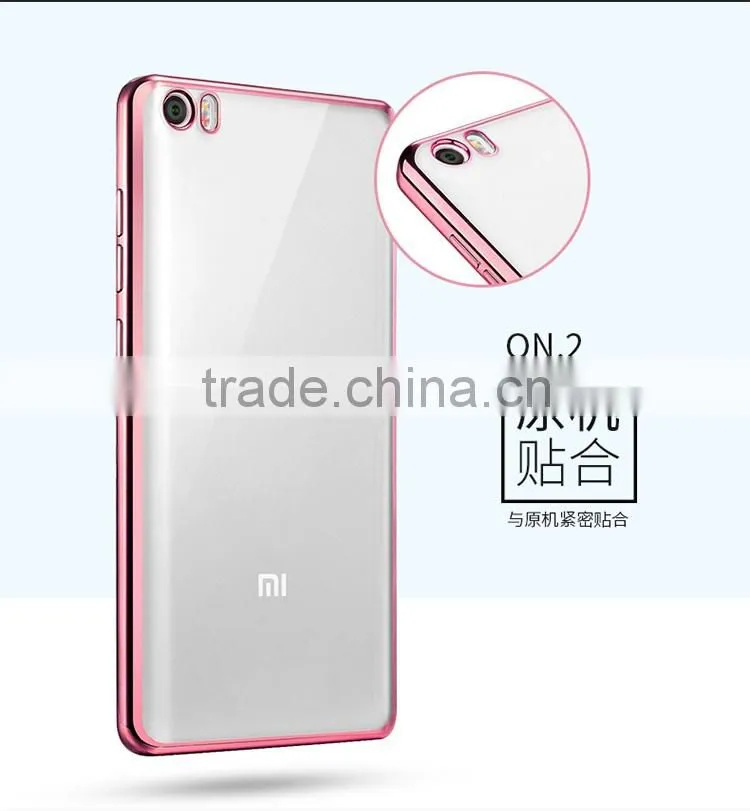 Keno Crystal Clear Transparent TPU Silicone Soft Cover Case for Xiaomi Mi 5