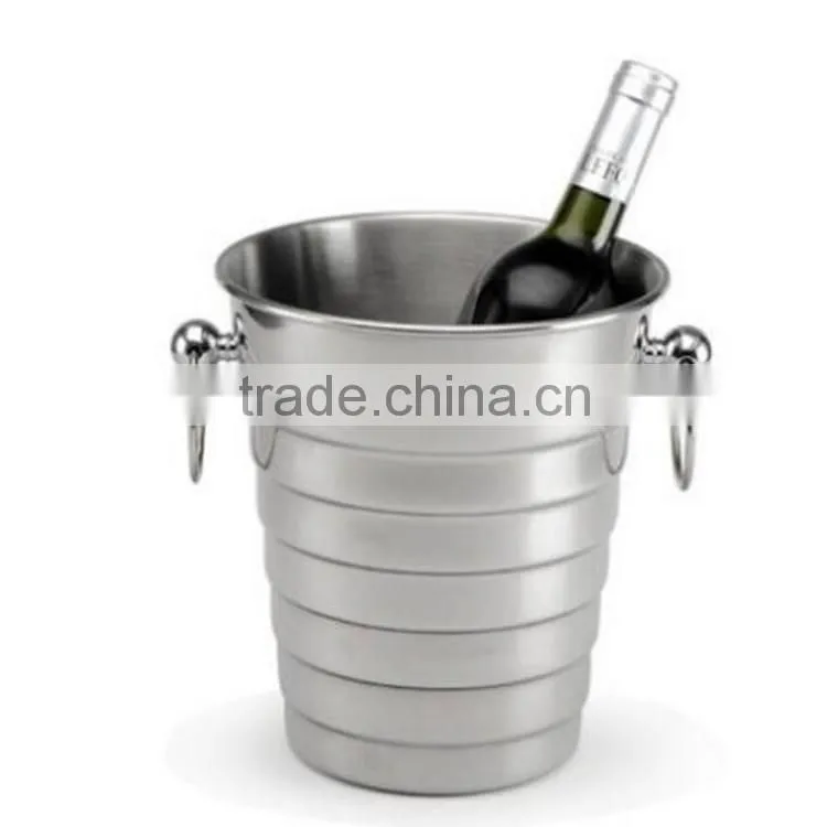 Populary Stainless Steel Champagne Bucket Wine Cooler ice bucket