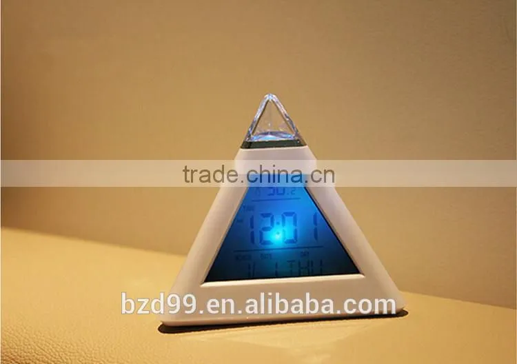 Multi-functional Countdown Colorful Back Light Alarm Electric Desk Calendar Clock/ Electronic Gift items Manufacturer