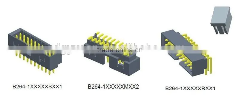 Dongguan supplier 2.0mm pitch Molex SMT / SMD box header