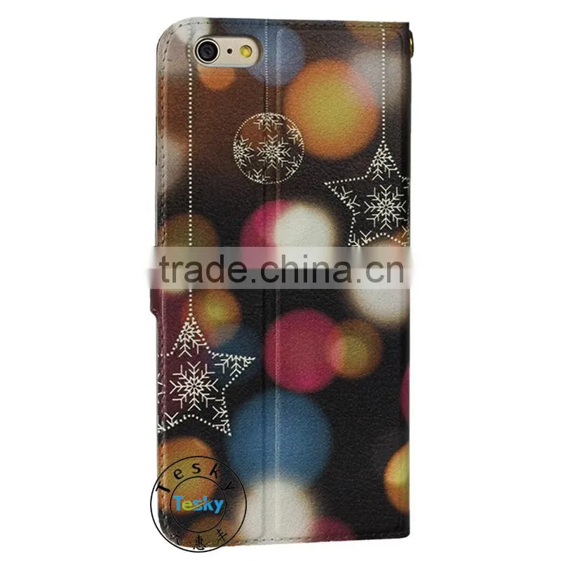 Leather pattern phone case for iphone 6 plus