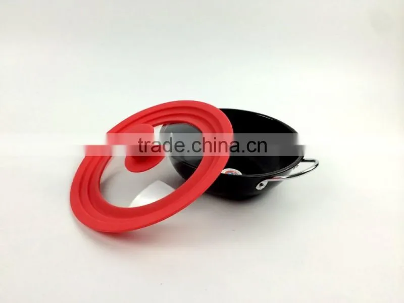 Universal deckel,glass Pot lids,Silica gel glass cover,Pot lids,General glass cover ,silicone pan cover