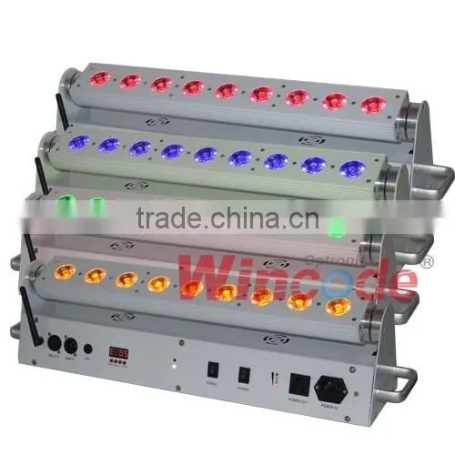 9*18W RGBAW+UV wireless battery led uplights / wireless led uplights / battery led uplights