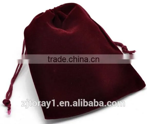 Red Mini Velvet Drawstring Bag Pouch Jewelry Gift Bags Pouches