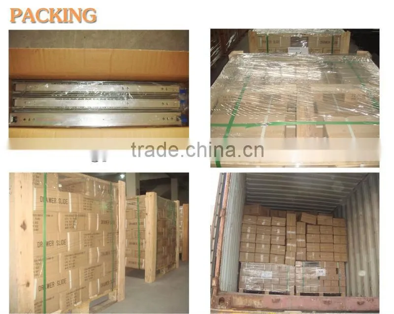 100kg loading heavy duty self closing drawer slide 1053-SN