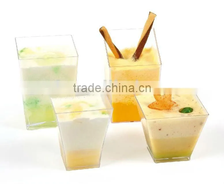2015 hot sales transparent ice cream cup