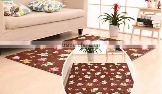 Welcome Polyester Green Mats Square Chenille Shaggy Bath Rug and any shapes is ok