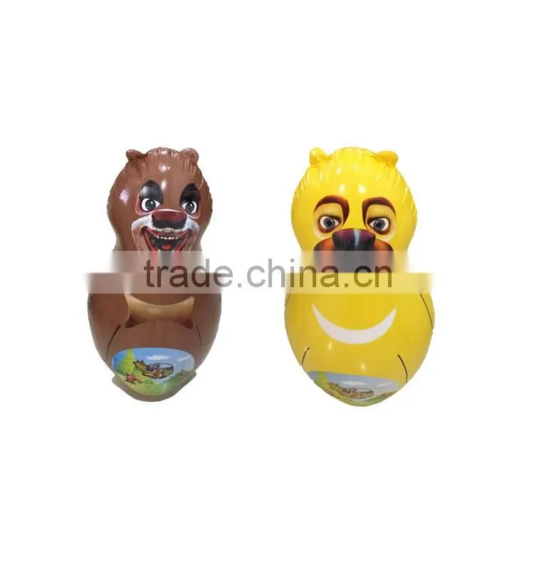 2013 New design at very good factory cost plastic pvc air inflatable tumbler for advertisment and promotions
