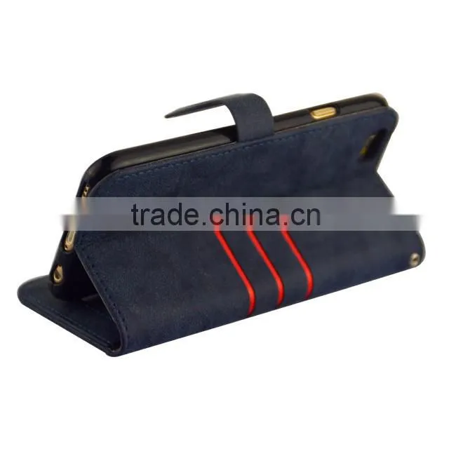 Luxury Magnetic Flip Cover Stand Wallet Leather Case For Apple iPhone 6 6S PLUS