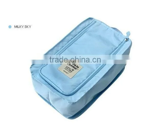Foldable shoes bag and box in luggage for travelling