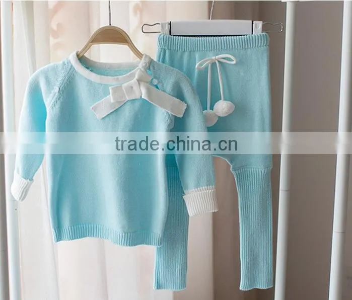 baby 2 pieces romper playsuit twinset sweater newborn baby sweaters