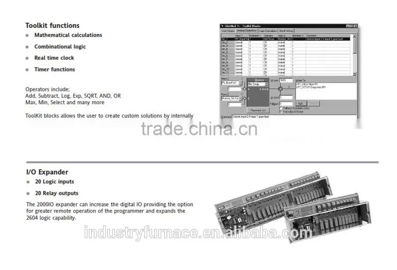 HOT SALE Industrial process controller control both furnace temperature, carbon potential and quenching