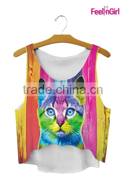 Hot Sale Wholesale Black Strappy Halter Back Crop Tops
