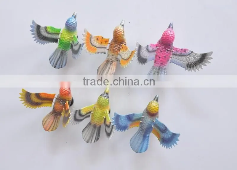 Pearl Powder 4 inch Plastic Art Bird Fridge Magnet, Bird Decoration, Wedding Door Gift