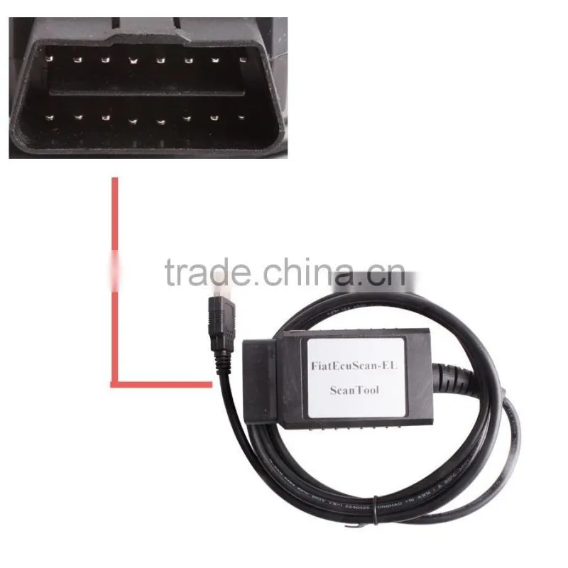 2014 Wholesale Quality A+++ Fiat Ecu Scan Diagnostic Interface Tool + Fiat ecu Scan KL + CD