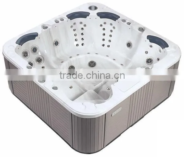 Hangzhou factory home design computer control colorful water lamp freestanding spa tub