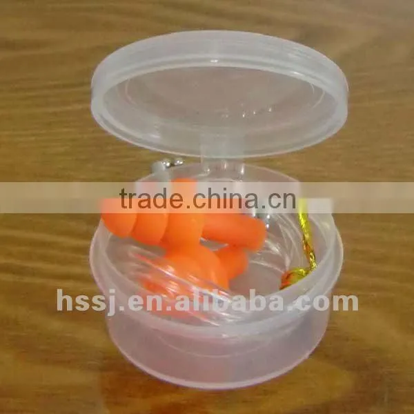 36db slow rebound foam ear plugs in PP box foam bullet shape ear plugs for ear protection and sleeping