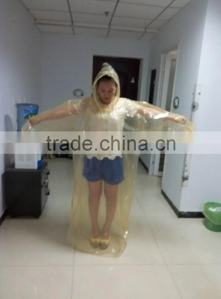 Cheap Clear Plastic Raincoat