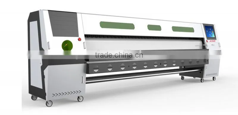 F12 solvent printer/ 12 pcs SPT printhead indoor outdoo printer (3.2m )