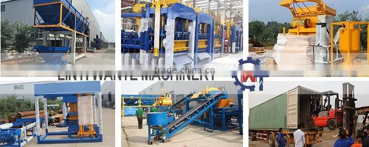 WANTE BRAND QT10-15 fly ash big capacity block making machine fully auto machine