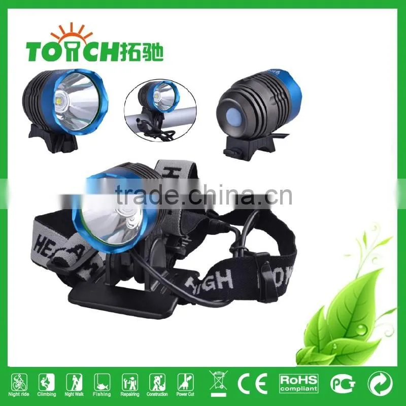 super bright Motobike bicycle Front Light HeadLight CRE E XM-L T6 LED use 18650 battery waterproof for Riding Light HeadLamp