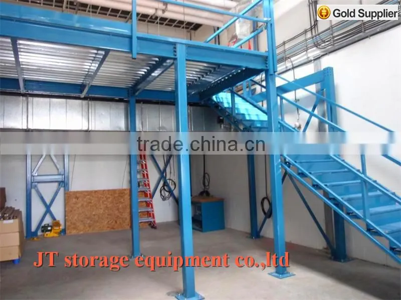 Warehouse steel rack mezzanine floor racking