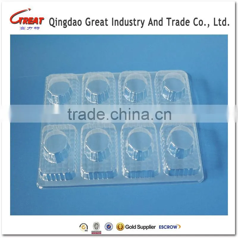 Food Grade Material Cookie Plastic Insert Chocolate Tray