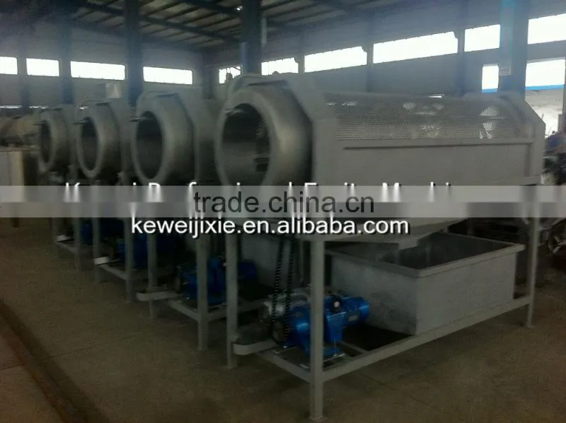 3 ton ZXJ-3 Model roller type cleaner(Industrial fruits washer)