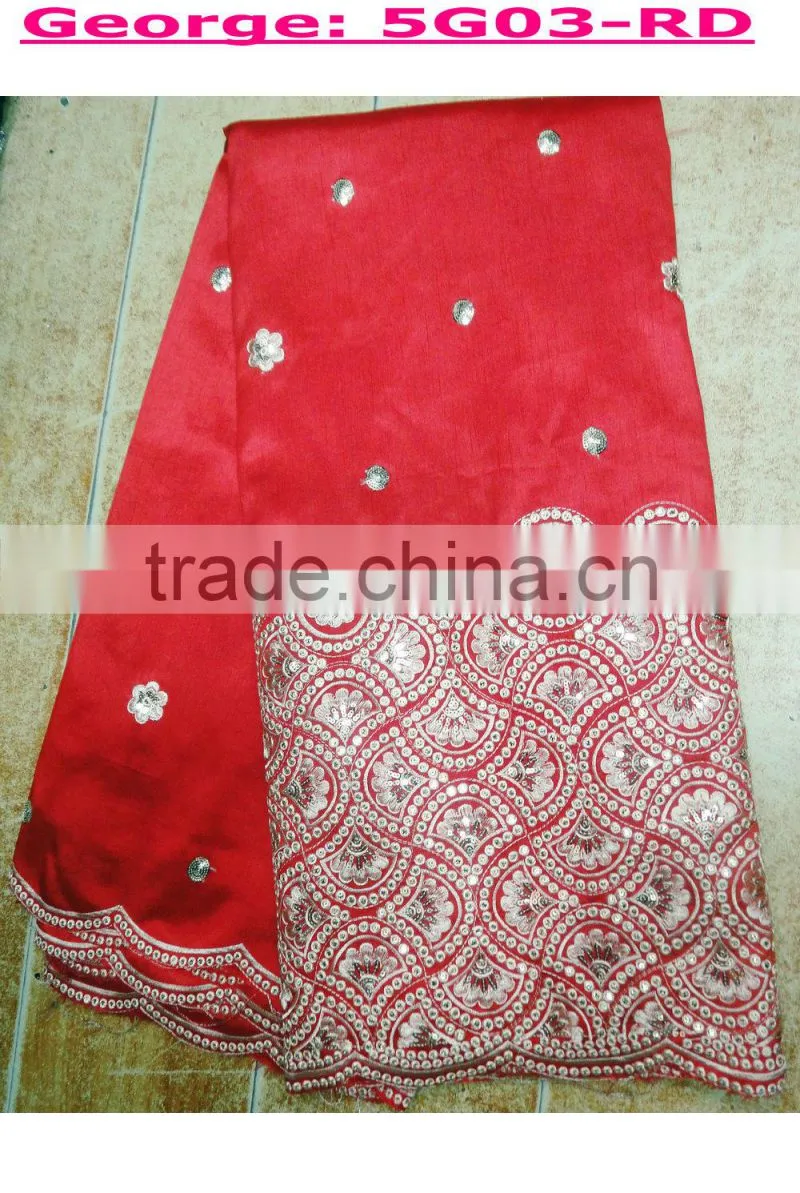 African raw silk emboidery george lace fibers FOR ORDERS