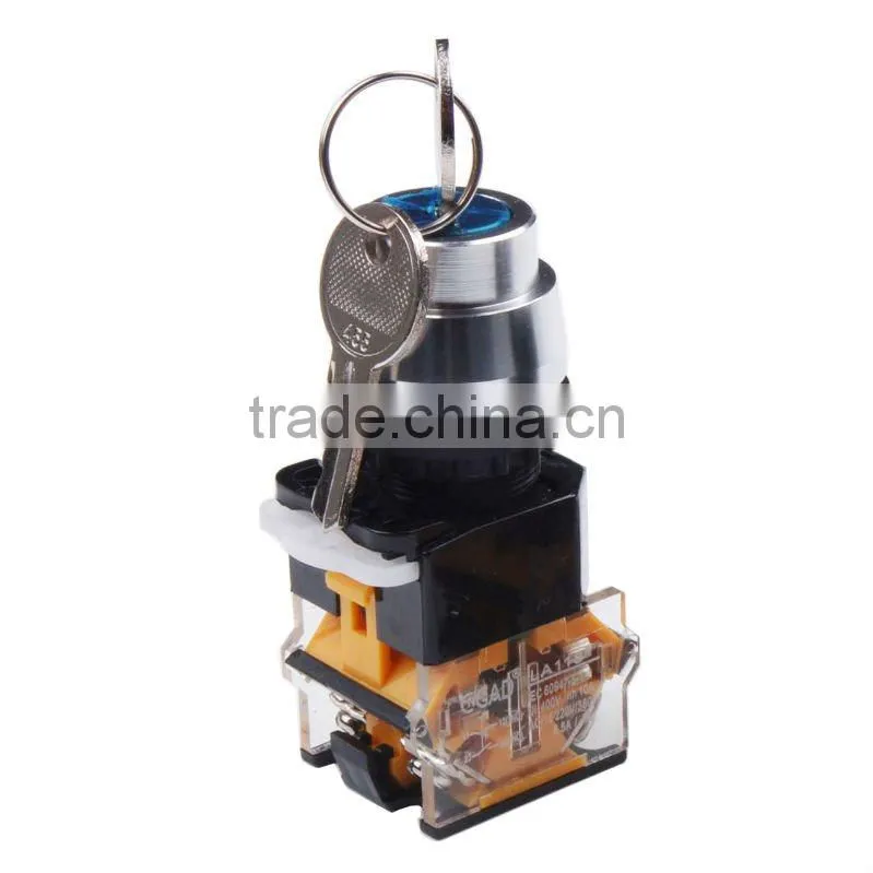 GA4D-11Y/2 CNGAD locked 2-position key selector switch