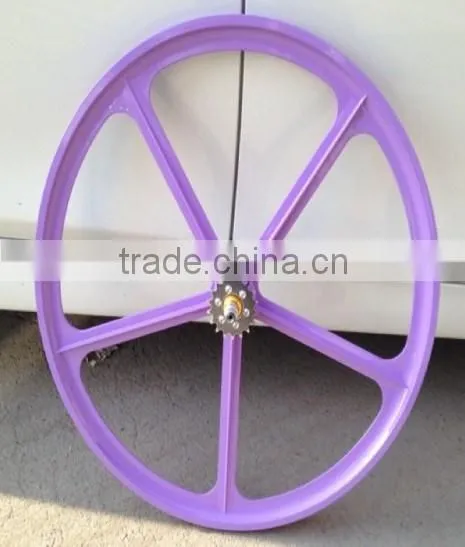2016 hot selling fixie bike magnesium alloy aerospoke wheel wheelset