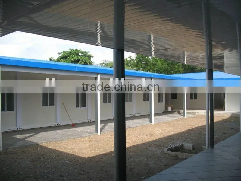 Haiti project LPCB fire resistance prefab modular house