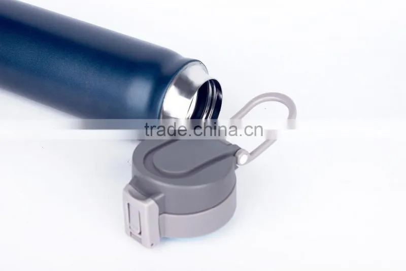 High quality one touch lock lid insulated stainless steel water bottle