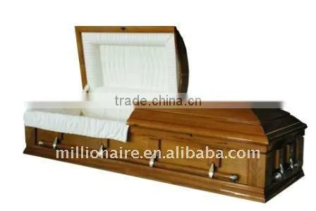 Veneer Casket American style casket funeral supplies wholesales Nantong Millionaire