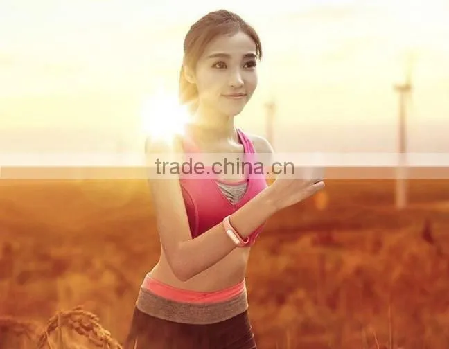 Hot selling waterproof sleep mornitor pedometer Xiaomi bluetooth smart wristband bracelet for android and ios