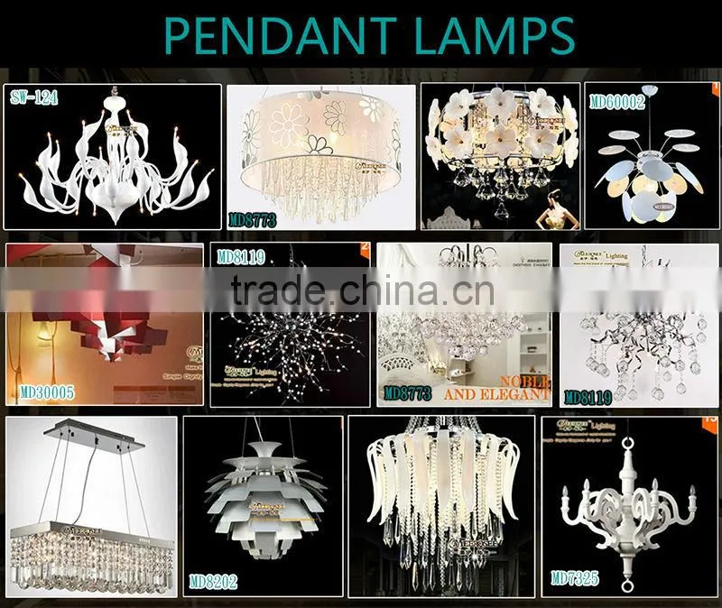 Super Decorative Pendant Light,Crystal Luster Chandelier Lighting,Candle Pendant Lamp MD3148 L