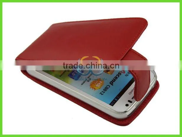 high equality red leather phone cases for htc