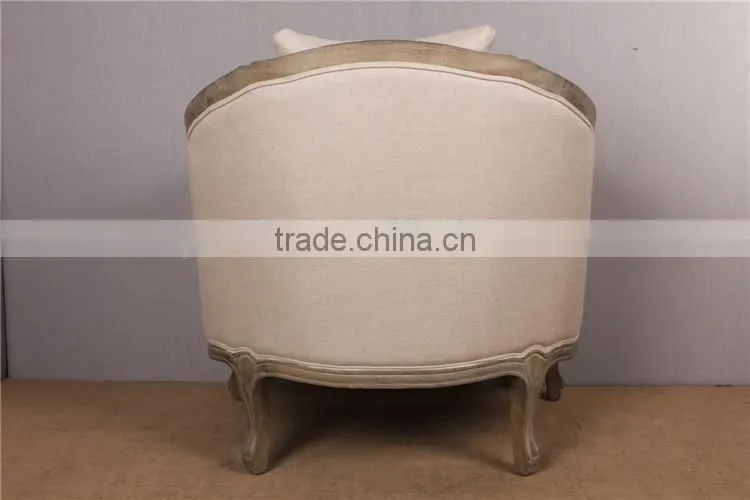 Rural Wooden Big Size Sofa Armchair
