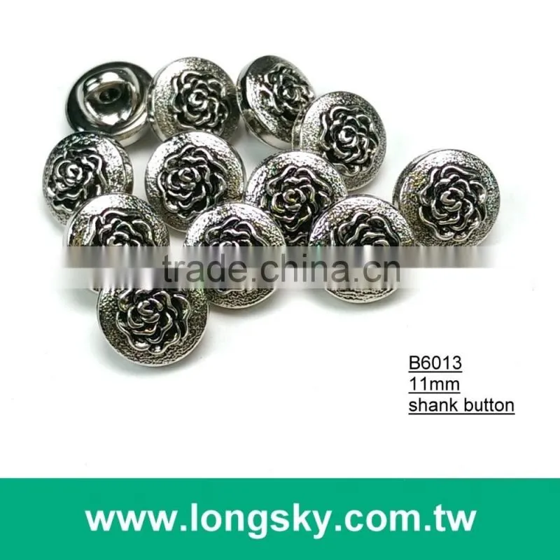 (#B6044/13mm) Taiwan produced stripe pattern small shank buttons for clothing