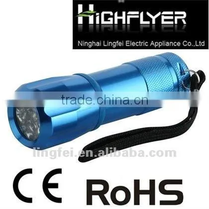 High power with white and blue light aluminium 3 W LED fishing light,/torch