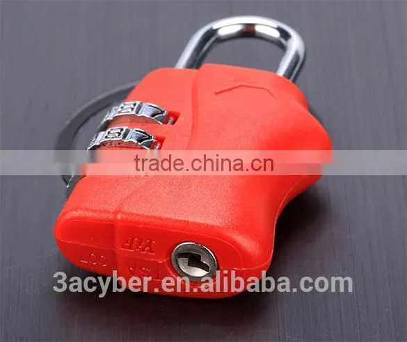 New 3 Dial Digits Password Padlock Luggage Lock For Travel Safety and Security Lock Safe Protection SV021537