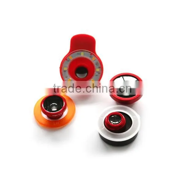 Mobile Phone Mini Universal Wide Angle Fisheye Selfie LED Fill Light